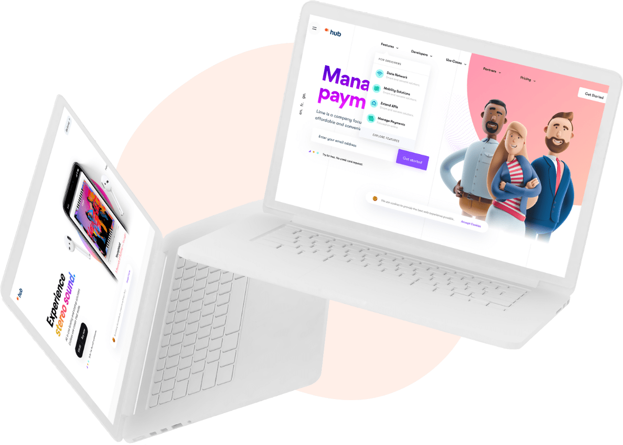 Laptop wykorzystywany do prowadzenia kampanii Google Ads